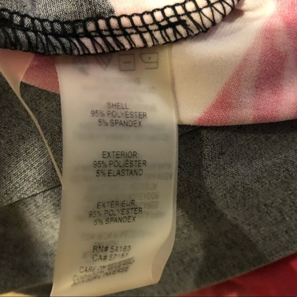 ❤️HostPick💚Calvin Klein floral pink and black floral small dress - Picture 6 of 7